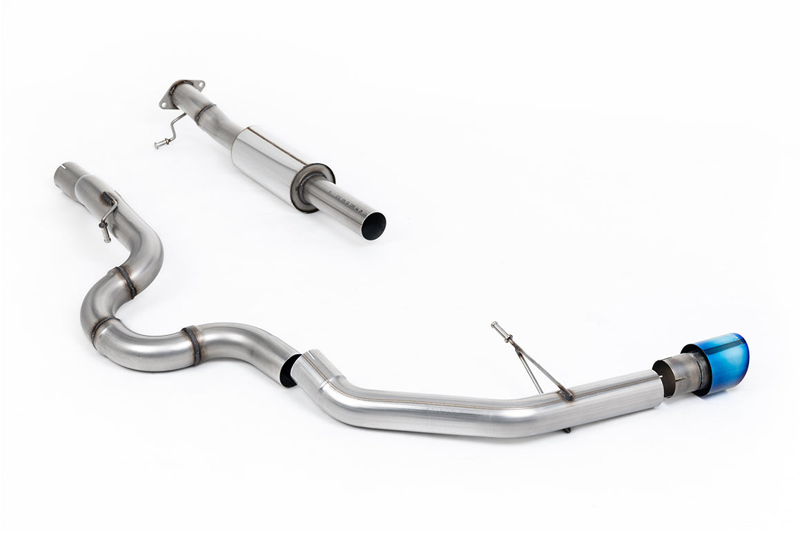 Milltek Side Exit Cat-Back Exhaust | Ford Bronco 6th Gen - Burnt/Blue Titanium Tips