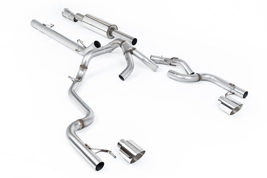 Milltek Road+ Resonated Cat-Back | Ford F-150 SuperCrew Tremor - Polished Tips