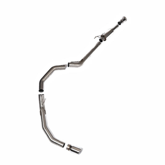 Milltek Race Cat-Back with Single Rear Exit | Ford F150 Single Cab 5.0 V8 - Polished Tips