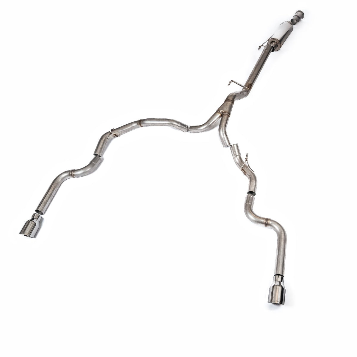 Milltek Road+ Cat-Back with Dual Rear Exit | Ford F150 Single Cab 5.0 V8 - Polished Tips