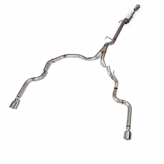 Milltek Race Cat-Back with Dual Rear Exit | Ford F150 Single Cab 5.0 V8 - Polished Tips